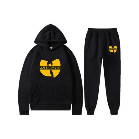 Huppareita Pitkähihainen Huppari Housut Setti Black Sets XL