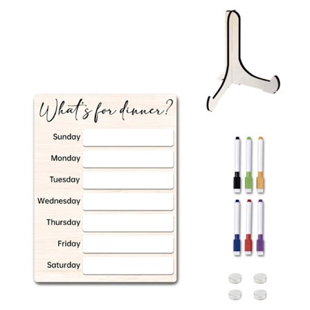 Tre Magnetisk Kjøleskap Whiteboard Ukeplanlegger Kjøkken Ukentlig gjøremålstavle