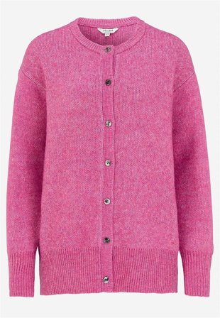 Cellbes of Sweden - Stickad cardigan - cerise melange - för damer - 50/52