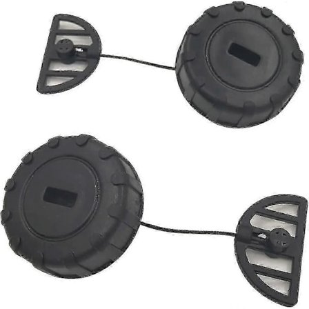 2 stk. MS170 MS180 017 018 Drivstofflokk Oljelokk for Stihl Petorl Motorsag Del nr. 1130 350 0500 [DB]
