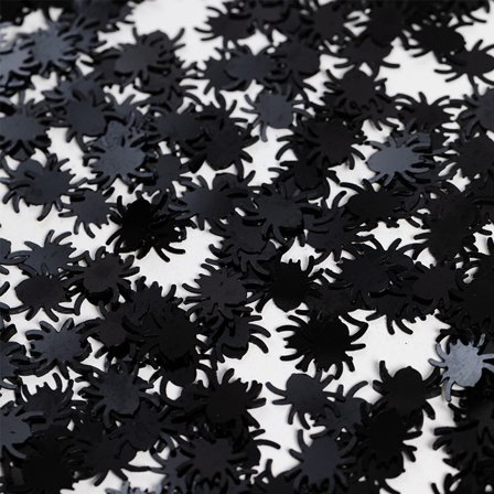 Bordkonfetti Sorte Edderkopper 14g