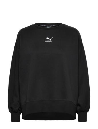 Classics Over D Crew Fl Sweat-shirt Genser Svart PUMA