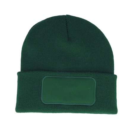 Beechfield - Verde cuff Beanie - Bottle Green Original Patch Cuff @ Hatstore