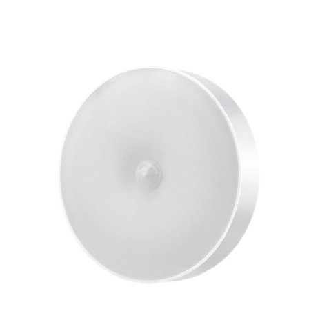 USB Uppladdningsbar Rund LED Nattlampa Varmvitt Väggfäste för Sovrum Barnrum Hall Trappa 0.68 Typ 4