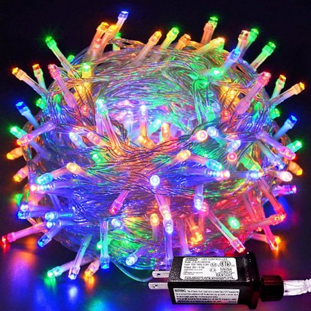 Varmvita julbelysning för inomhusbruk, 10 meter 100 LED julbelysning