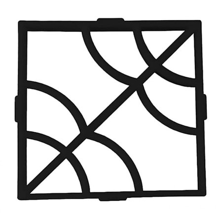 40cm X 40cm Belægningssten Beton Trin Sten Skimmel Skimmelsvampe Sten Have Terrasse Belægning Skimmel Sti Lavning Skimmelsvampe Skimmel