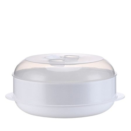 Praktisk Mikrobølgeovn Ovn Spesial Steamer Miljøvennlig PP Dampede Boller Damping Kjenser Med lokk