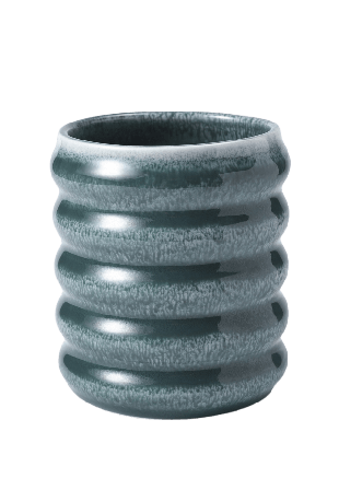 Åhléns Home Mugg WAVY 35 cl Dukning & servering Grön ONESIZE