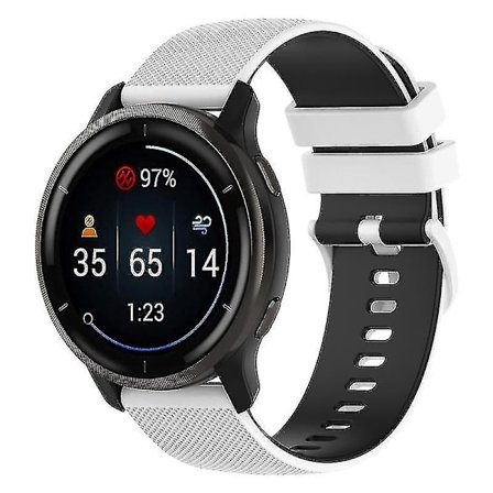 Klockarmband för Garmin Vivoactive 4/Garmin Forerunner 255 klockarmband rutnät textur ersättningsklocka