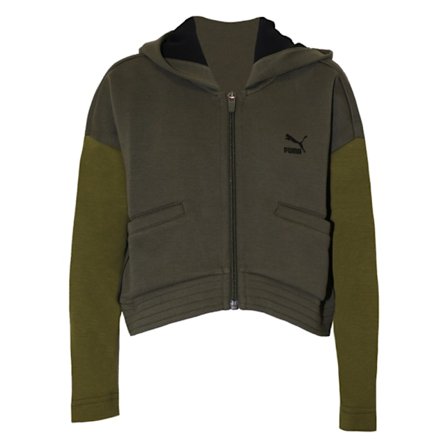 Puma Barn/Barn Evo Hoodie 164cm Olive Night