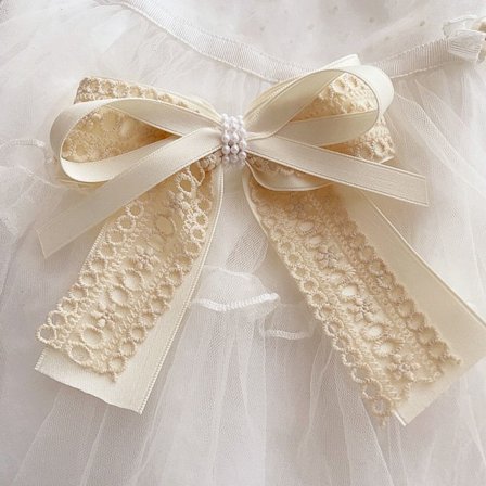 Rosett Hårklämma Butterfly Hårnål BEIGE