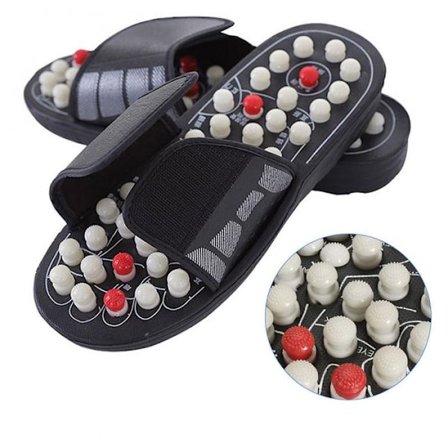 BLACK FRIDAY Zonterapi tofflor - massage sandaler - fotvård - stl 42-43