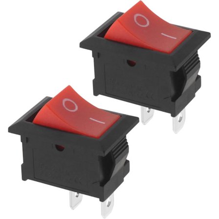 2 stk. Krets trimmer stoppbryter 2-pinners på av-bryter 42294300203 Kompatibel med Stihl FS38 FS45 FS46 FS55 Gressklipper tilbehør [BR]