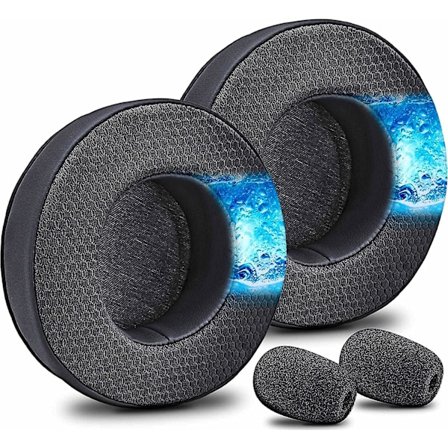 Virtuoso Xt Öronkuddar Ersättning för Virtuoso Rgb Wireless Se Xt Headset, Cooling Gel, Mer - Mjukare Memory Foam, Tillagd tjocklek, Extra hållbarhet 