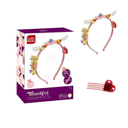 Lær at bygge, smykker - Konstruktionsbygning STEM Sammenlåsende Mini Puslespilsblokke til børn