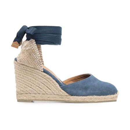 Castañer Carina Wedges , Blauw , Dames , Maat: 40 EU Sleehakken