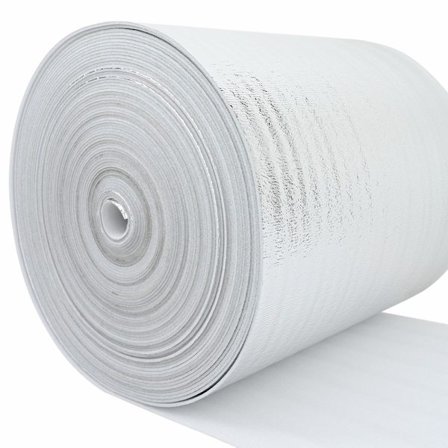 Värmereflektor för element Silver 15 x 0,5 m polyeten