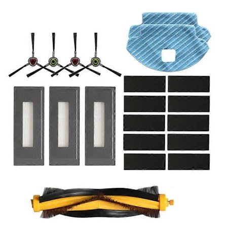 för Deebot OZMO 930 soprobot tillbehör, huvudborste sidoborste, HEPA-filter, moppduk