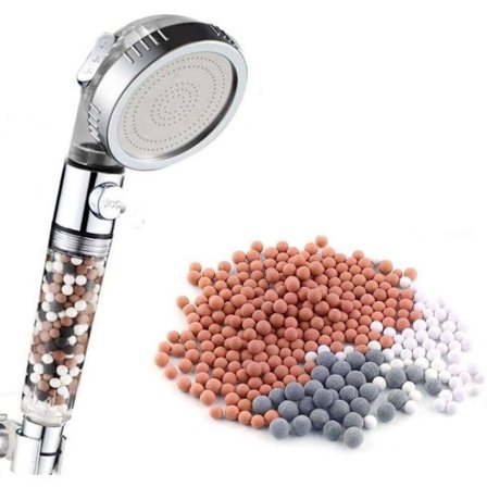 Negativ ion brusehoved Tryk brusehoved Brusehoved Bade Fa