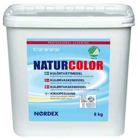 NORDEX Tvättmedel Natur Color 8kg - Lyreco - Städ och hygien - Tvättmedel och klädvård - Tvättmedel