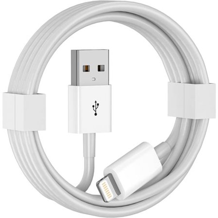 2025 Senaste Modell Bil Apple Carplay Kabel, 0,9m Billaddningskabel, USB A till Lightning Kabel Kompatibel för iPhone 14 13 12 11 Pro Max X