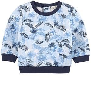 Carrément Beau Blue Jungle Print Sweatshirt 2 Years - Jumpers and knitwear - 2 years - Blue
