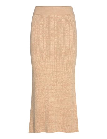MAUD Synne Marled Skirt - Beige - XL