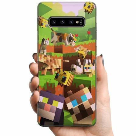 Samsung Galaxy S10+ Tpu Mobilskal Minecraft