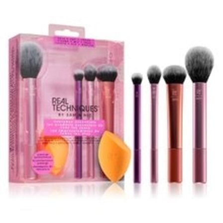 Real Techniques - Everyday Essentials - Set of cosmetic brushes for face and eyes