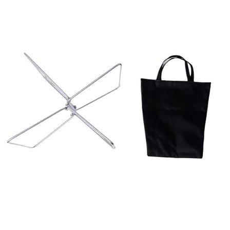 Sammenklappeligt køleskabsstativ til udendørs brug, til camping, fiskeri, sammenklappeligt, bagagehylde til køleboks, campingtilbehør Medium