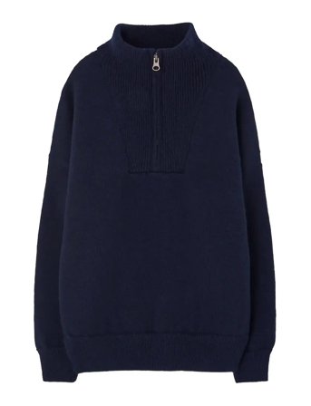 THE ANIMALS OBSERVATORY Navy Nilfai Sweater - Navy - 10 Y