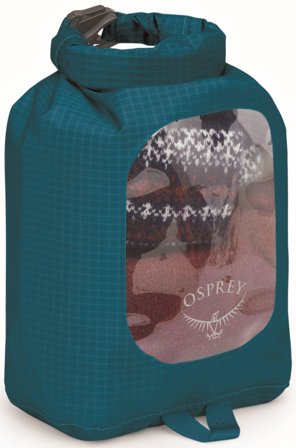 Osprey Dry Sack window kuivapussi, 3 L, petrooli