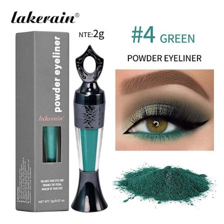 Pulver Eyeliner - 100% Naturlig Eyeliner i Egyptisk Stil med en pulverformel, der kan bruges direkte.