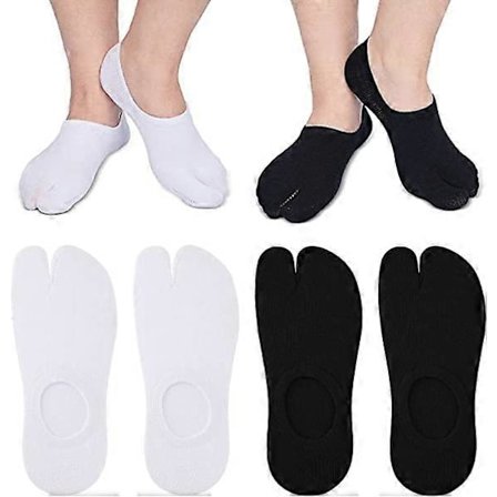 4 paria varvassukkia sandaaleihin, japanilaiset varvassukat getalle ja arkikäyttöön sopivat varvassukat