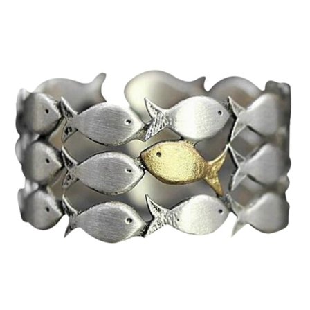 Till Min Dotter Simma Mot Strömmen Ring Justerbar Fingerring Kompatibel med Kvinnor-XinHan