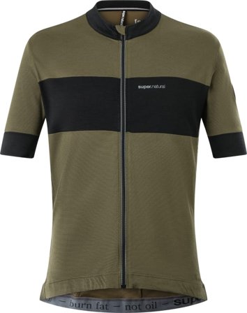 Super.natural Men's Gravier Jersey Men Short sleeved fitness sweater Green M