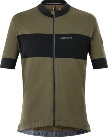Super.natural Men's Gravier Jersey Men Short sleeved fitness sweater Green S