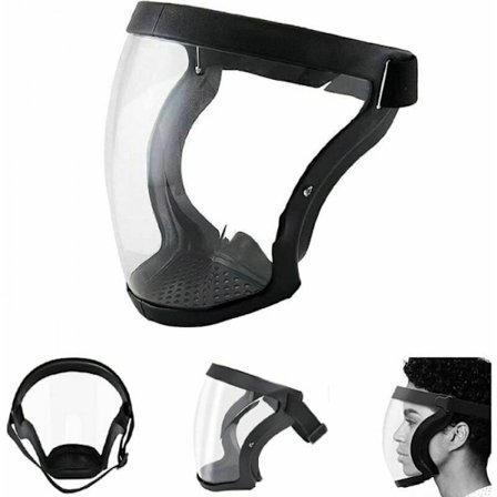 Anti-dug ansigtsbeskyttelse, super beskyttende anti-støv ansigtsbeskyttelse