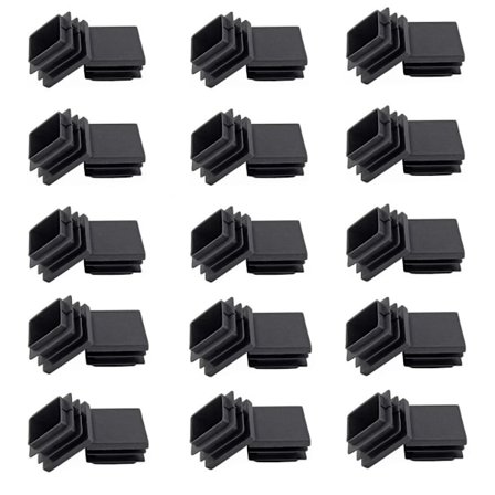 30 st Pluggar Rör Cap Stål Stol Ben Ändskydd