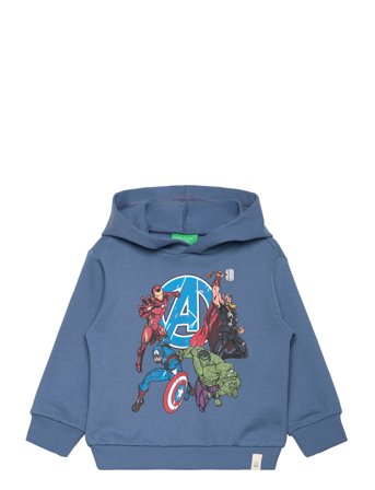 United Colors of Benetton Sweater W/Hood - Blue - 82