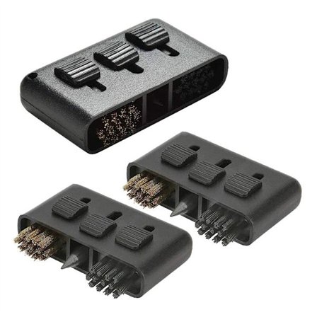 3 stk. Golfsæt Børste Golfsæt Rille Renser Putter Kile Bold Rengøringsbørste Sko Renser til Golfspiller