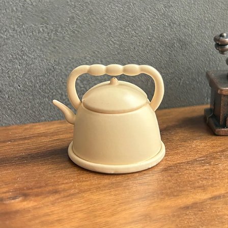 1 Stk 1:12 Miniatyr tekanne Vannkoker Dukkehus Kjøkken Tilbehør