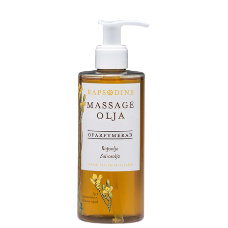 RAPSODINE Massasjeolje Uparfymert 250 ml