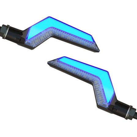 Högeffektiva blinkers 2st 12V motorcykel blinkers indikatorlampa 12V motorcykel gul bärnstensfärgad lampa