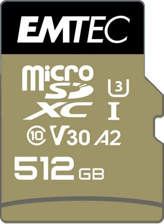 EMTEC Memory Card 512 Gb Microsdxc