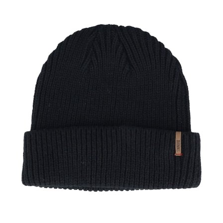 Djinns - Noir shortbeanie Bonnet - Super Rip Knit Black Short Beanie @ Hatstore