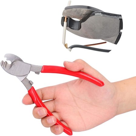 Kabeltång, Bärbar Kabelklippare Koppar och Aluminium Isoleringstång för Aluminium, Koppar och Kommunikationskabel