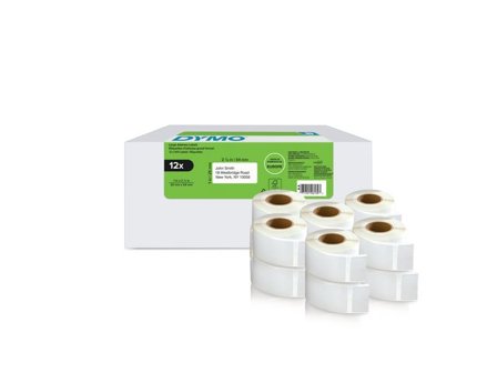 DYMO Etikett LW Retur 25x54mm 12rl/krt - Lyreco - Kontorsmaskiner - Etikettskrivare och etiketter - Etiketter - Dymo