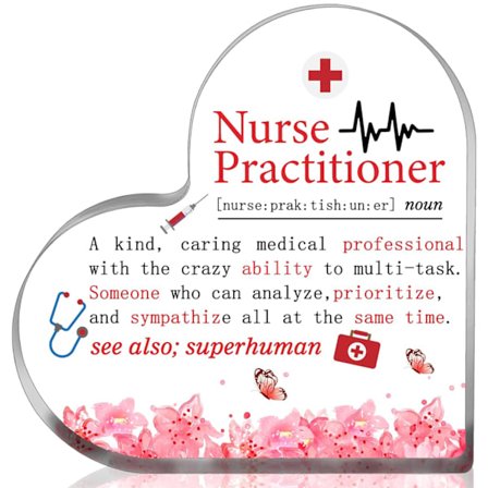 Sjuksköterskepraktikant Presenter till Kvinnor Jul, Np Vecka Examen Uppskattningspresentidéer för Sjuksköterskor Medicinsk Assistent Skrivbordsdekor 