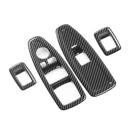 Bilrude Glas Lift Knap Dekorationspanel Trim Dekorationsdæksel til BMW 1 3 Serie 3GT F20 F30 F
